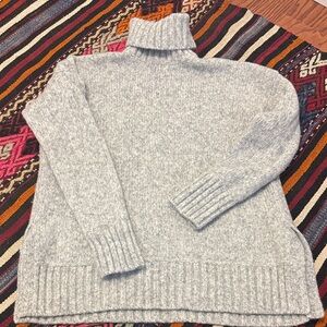 Everlane Gray Turtleneck Sweater
